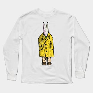 Raincoat Fox looking at you Long Sleeve T-Shirt